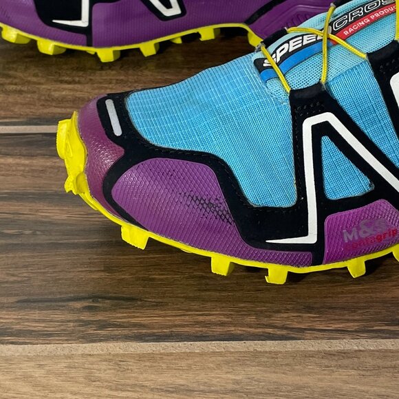 Salomon Speedcross 3 Trail Running Shoes Womens Size 9.5 Multicolor Sneakers - Picture 2 of 15